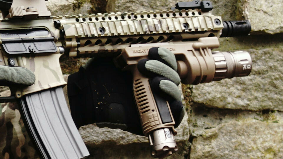 Foregrip on an M4
