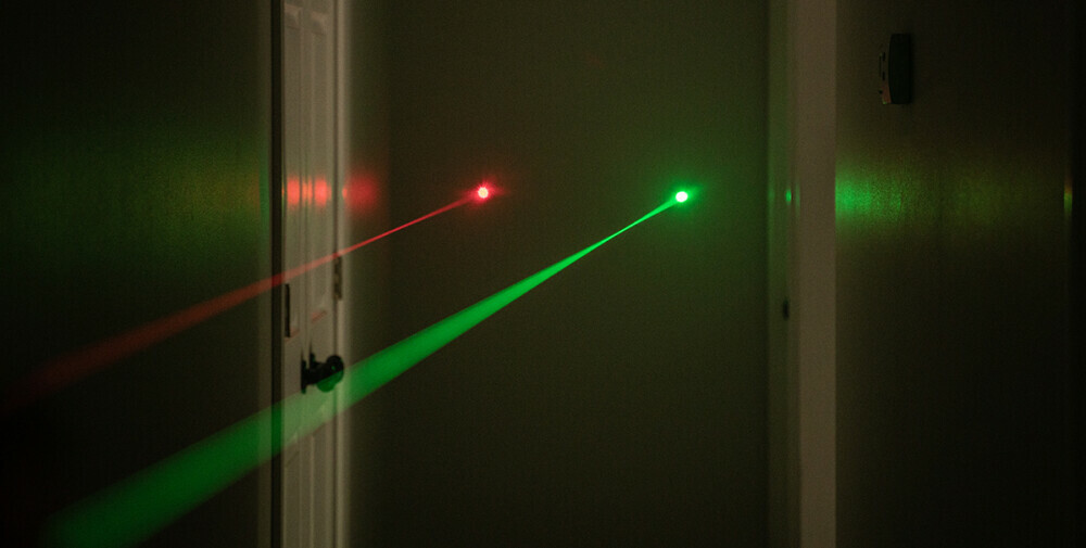 Red and Green lasers