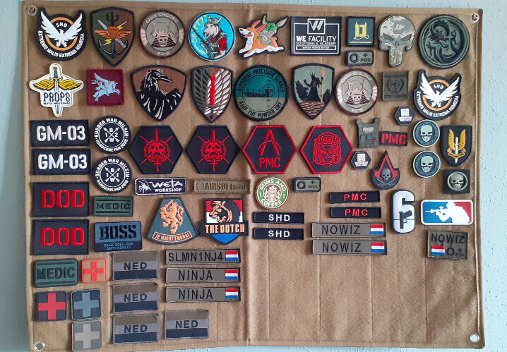 Airsoft patches