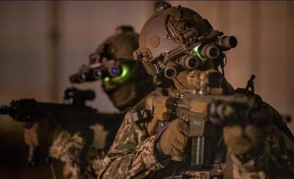 Operators using night vision
